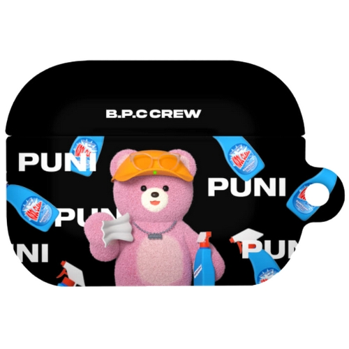 어프어프  에어팟 프로 CLEANER PUNI-BLACK 하드 케이스
