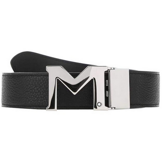 몽블랑 M 버클 팔라듐 코팅 벨트_127697