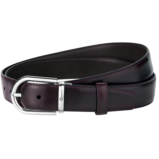 몽블랑 핀 버클 레더 벨트_126014