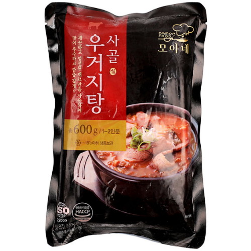 다모아식품  모아네 사골 우거지탕 600g