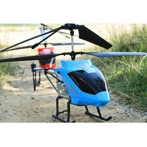 대형 낙하 방지 RC 헬리콥터 블루