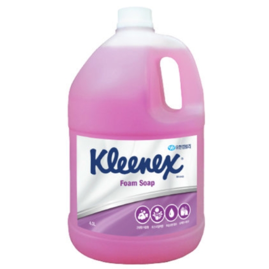 유한킴벌리 크리넥스 핸드워시 폼 솝 로즈라일락향 리필 4000ml