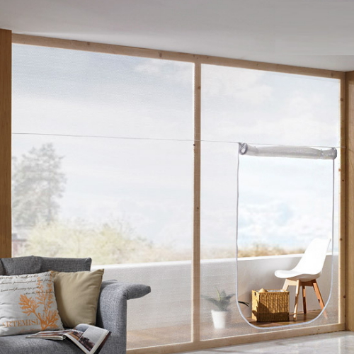 아이디인더스트리  알뜨리 에어캡 방풍비닐 창문 베란다용 화이트지퍼