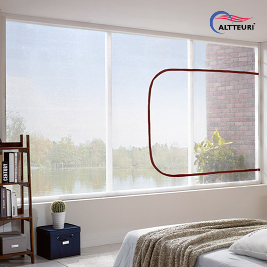 아이디인더스트리  알뜨리 에어캡 방풍비닐 창문 베란다용 와인지퍼