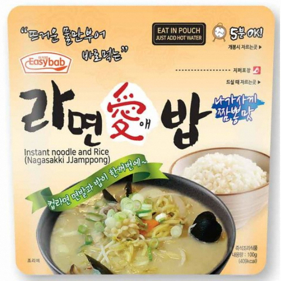 참미푸드 이지밥 라면애밥 나가사끼 짬뽕맛 100g