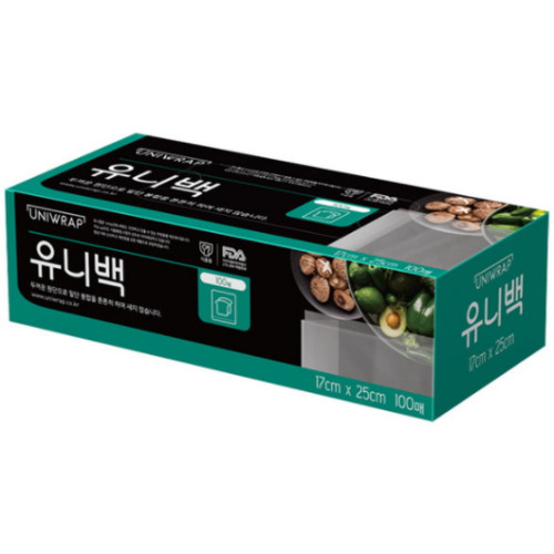 테이팩스 유니랩 유니백 17x25cm (소) 100매