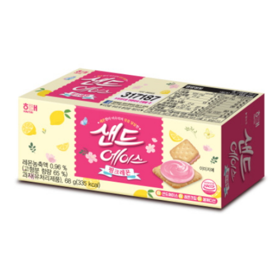 해태제과  해태 샌드에이스 찐초코 68g 12개입