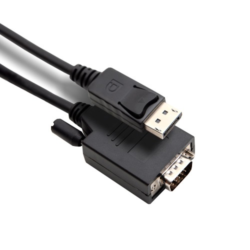 라이트컴 Coms 디스플레이포트 to VGA 케이블 블랙