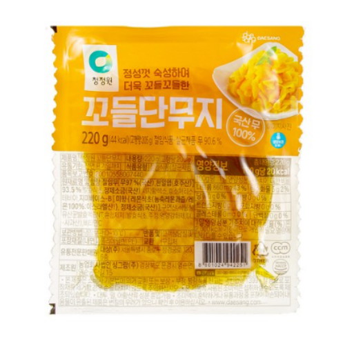 대상 종가집 꼬들 단무지 220g