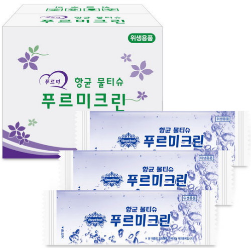 클린존 덕용물수건 50g