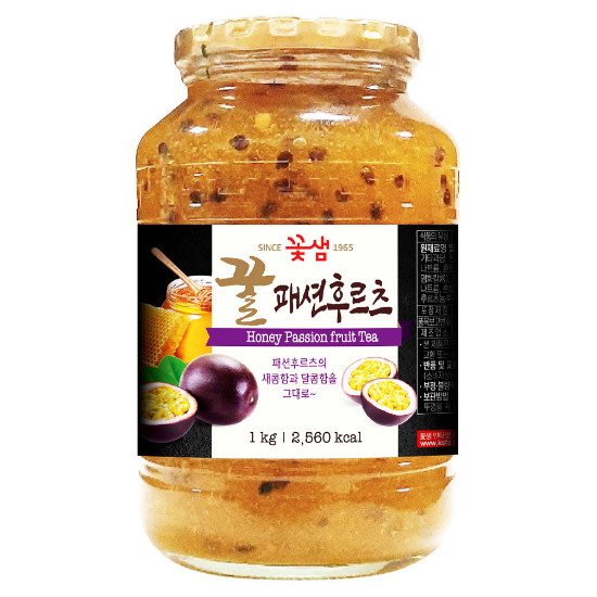 꽃샘식품 꽃샘 꿀패션후르츠차 1kg