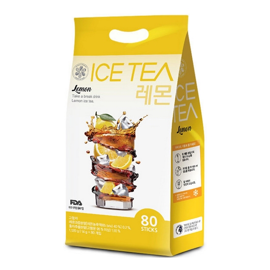 꽃샘식품 꽃샘 레몬 아이스티 14g 80개입