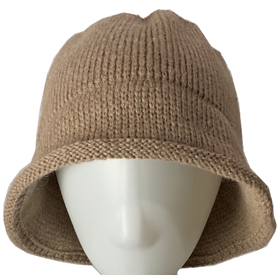 햇츠온 여성 와이어챙 니팅 버킷햇 벙거지 모자 H14-303BE