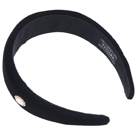 타티아나 정혜성 착용 셀리아 진주 벨벳 헤어밴드_HB0103