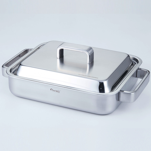 동원금속 쉐프윈 316스텐 사각 그리들팬+뚜껑