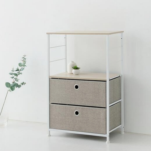 마켓비 NOVEN 2단 패브릭 서랍장 550