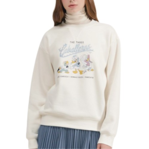 디즈니골프  도날드덕 기모 맨투맨 HL4LTS090