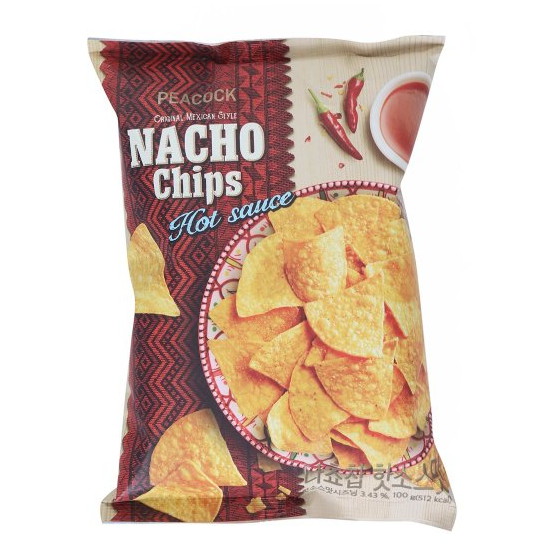 이마트 피코크 온더보더 나쵸칩 핫소스맛 100g
