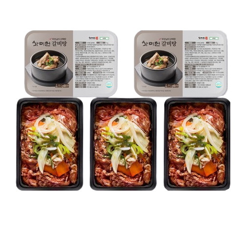 사미헌  갈비탕 1kg x 2개 + 야채담은 소불고기 400g x 3개