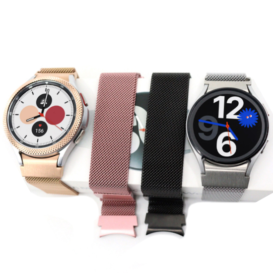 세마전자 스토리링크 갤럭시워치 시리즈 날개형 밀레니즈 루프 메탈 스트랩