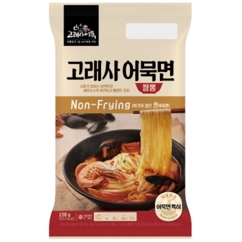 늘푸른바다 고래사어묵 어묵면 짬뽕 238g