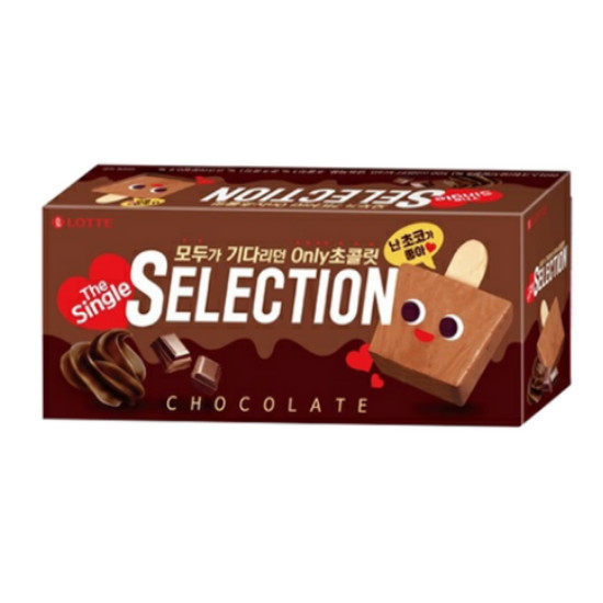 롯데제과  셀렉션 더 싱글 초코 아이스크림 500ml