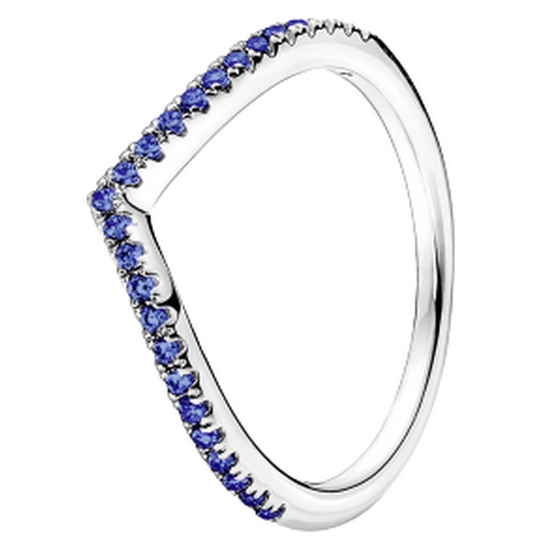 판도라  타임레스 위시 스파클링 블루 반지_196316C02