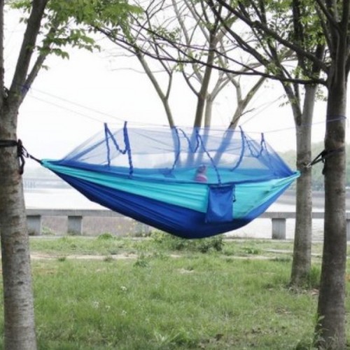 트리  모기장 캠핑 해먹 스카이블루