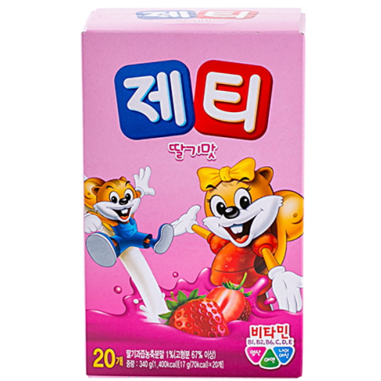 동서식품  제티 딸기맛 17g 20개입