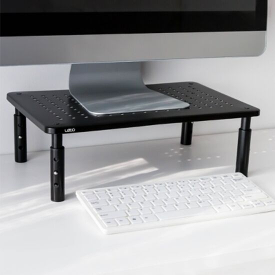 레토GMS 3단 높이조절 알루미늄 모니터 받침대