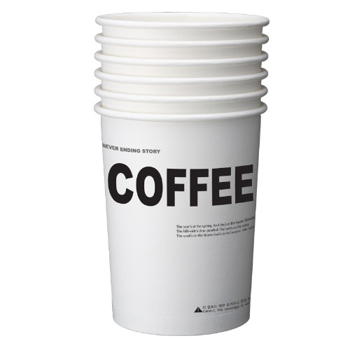 오케이워터  윈터 자판기 Coffee 종이컵