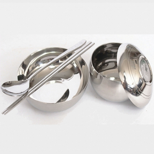 남원공방 스텐 1인 반상기 4P