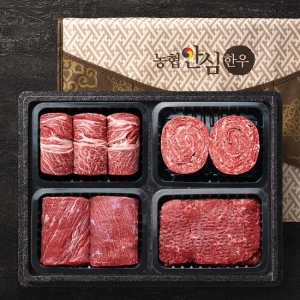 예은축산  농협안심한우 1등급 한우 선물세트 1.6kg
