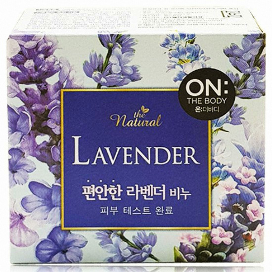 온더바디 더내추럴 편안한 라벤더 비누 90g