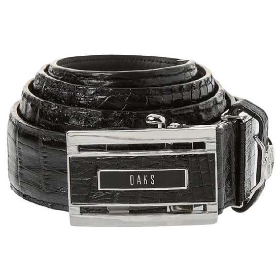 닥스 여성 악어가죽 자동벨트_DBBE2E703BK