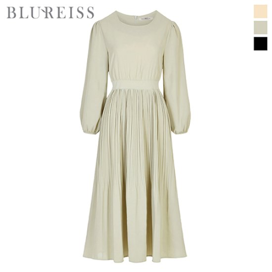 블루레이스 모던플리츠롱원피스_B2S1OP3171 B2S1OP3171