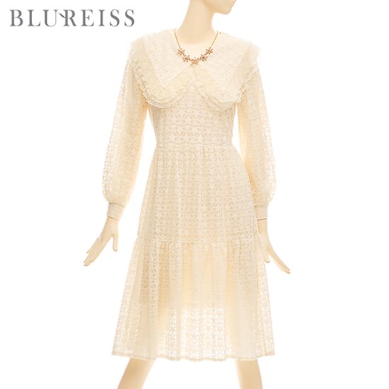 블루레이스 와이드카라레이스원피스_B2S1OP3021 B2S1OP3021