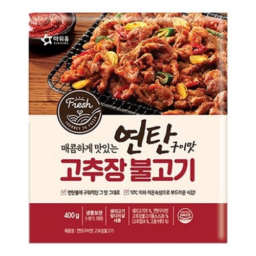 아워홈  연탄구이맛 고추장 불고기 400g