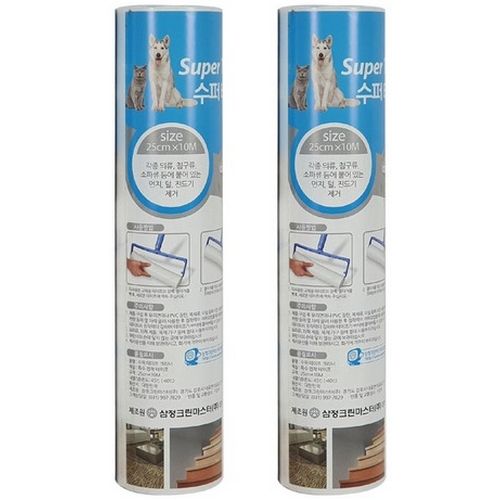 삼정크린마스터  수퍼 테이프클리너 리필 10m 2롤