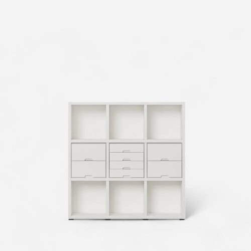 한샘 샘 서랍형 3단 책장 1200