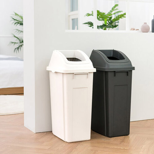 창신리빙  프랑코 퍼블릭 휴지통 오픈 슬림 50L