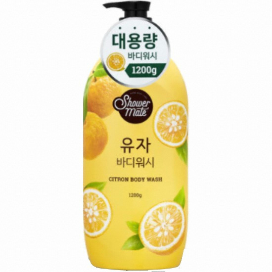 샤워메이트 내추럴 바디워시 유자(구) 1200g