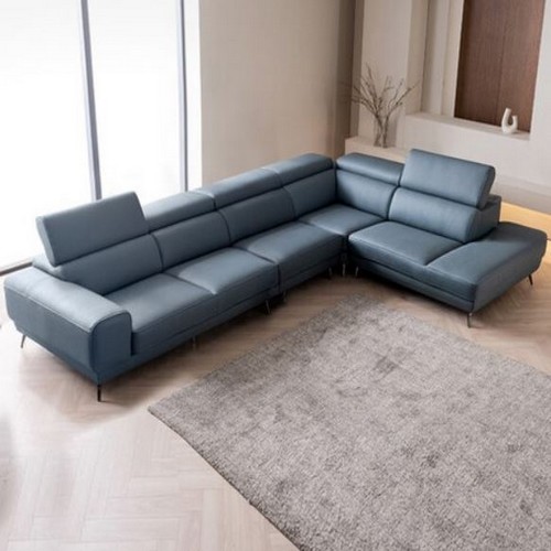 쉐우드가구 가온 기능성 코너 카우치형 아띠잔 내추럴 천연통가죽 소파 8인용