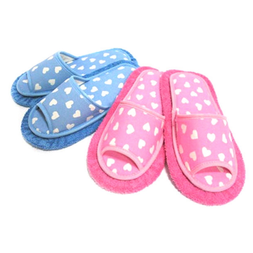 웰빙코드  하트무늬 청소슬리퍼