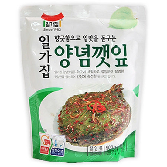 일미농수산 일가집 양념깻잎 500g