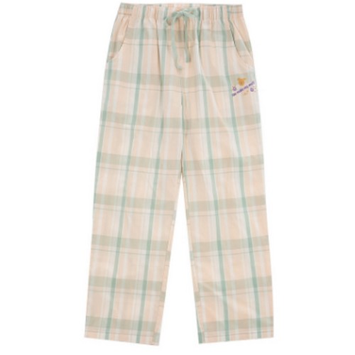 YES 예스 베이지 체크 남성 이지웨어 YSMEY101