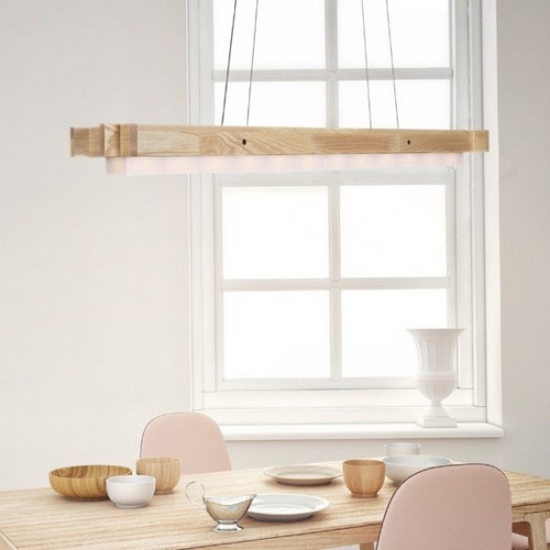 순수조명  LED 우드블록 스타크 펜던트 20W