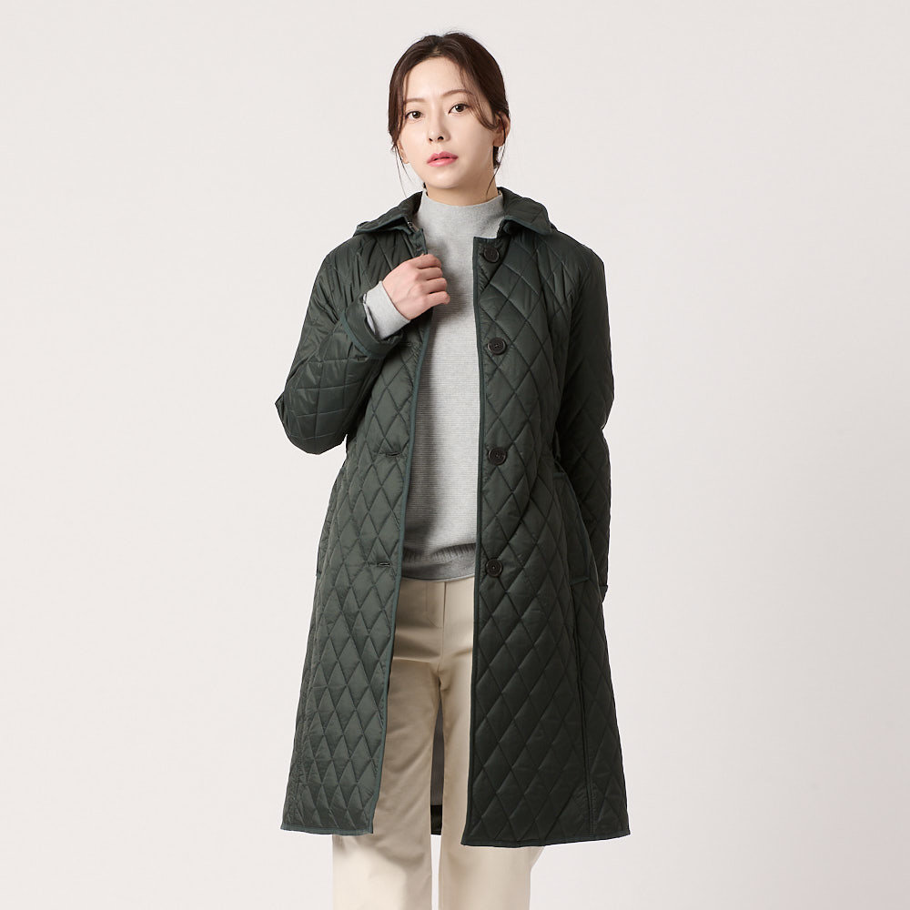 BCBG 여성 플러스 퀄팅 점퍼_B2S2R199