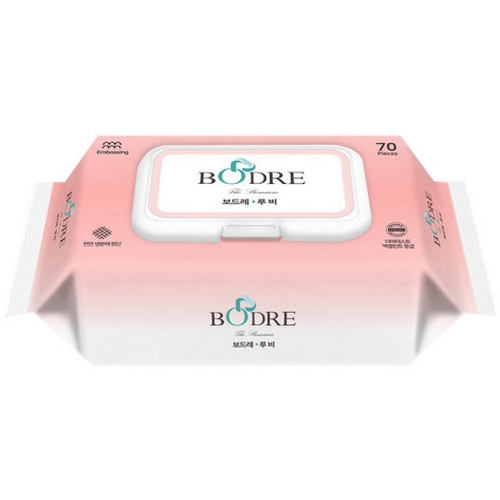 보드레 루비 물티슈 캡형 70매
