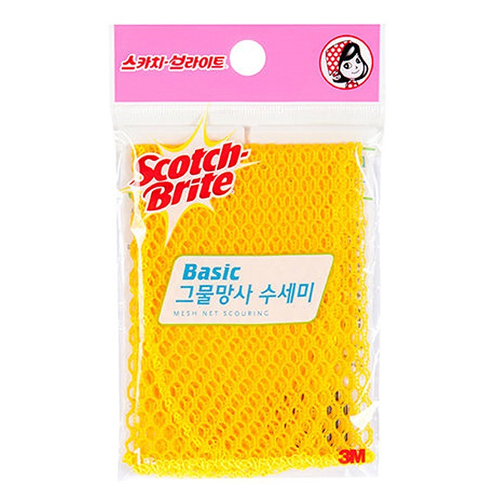 3M 스카치브라이트 베이직 그물망사 수세미